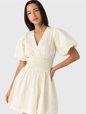 Pants Store Puff Sleeve Mini Dress